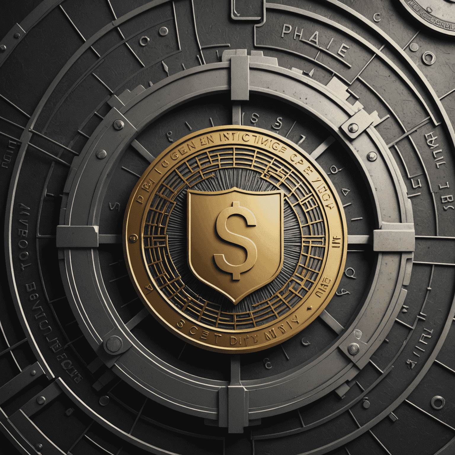 A conceptual image showcasing the advanced security measures and reliable infrastructure that Coin1 employs to protect clients' assets and ensure smooth, trustworthy transactions.